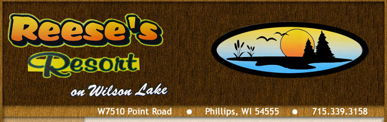 Phillips, WI cabin rentals at Reese's Resort